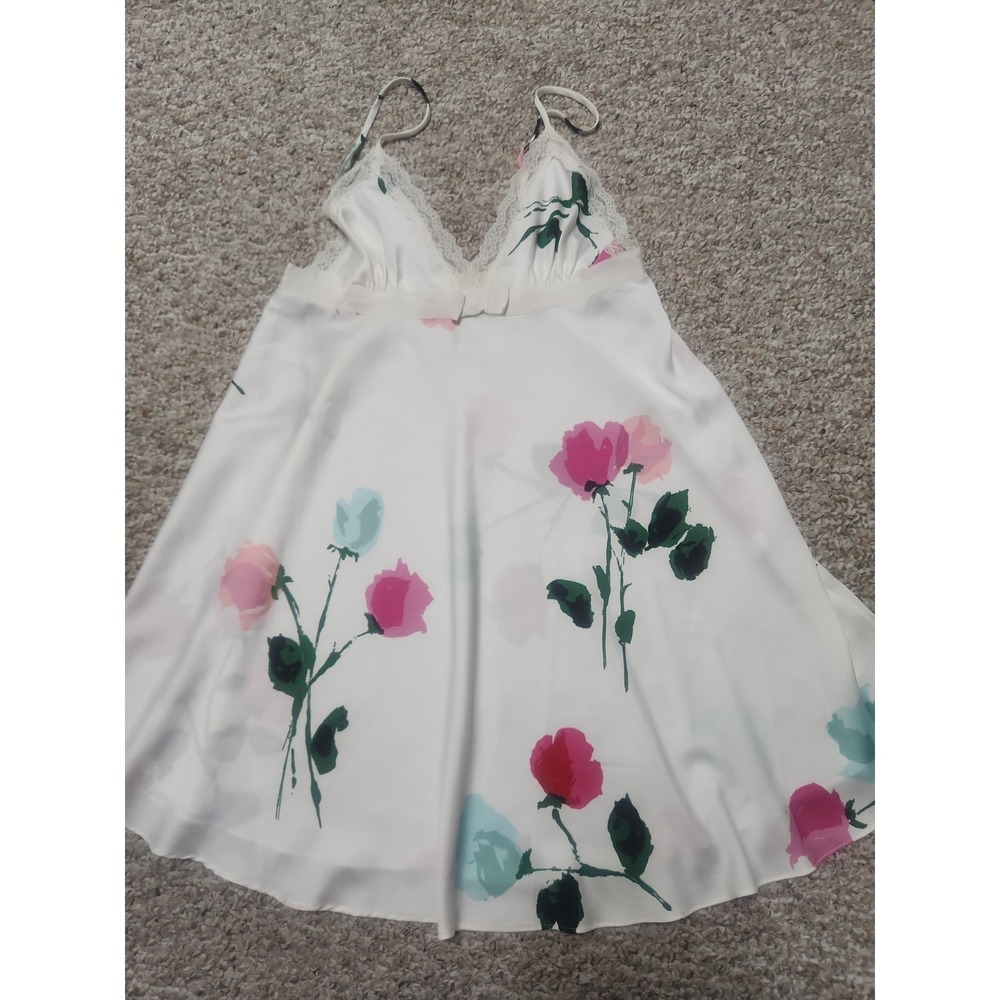 Kate‎ Spade Womens Multi Floral Nightgown Babydoll Chemise Size Medium